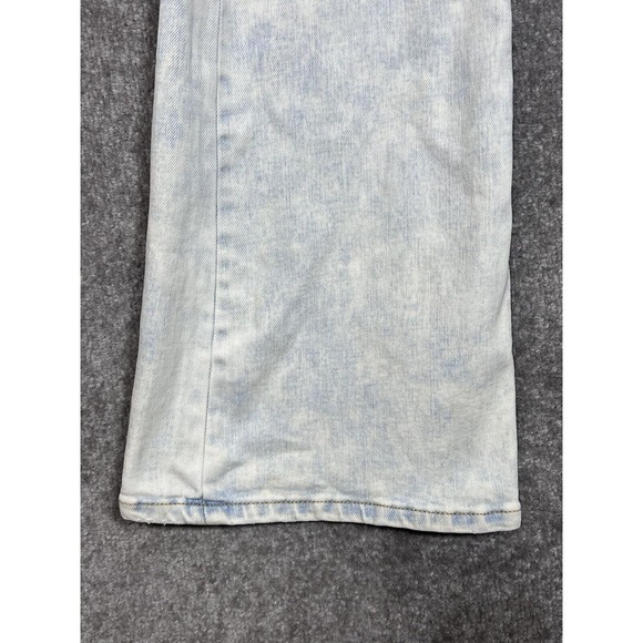 Aeropostale High Rise Flare Jeans Womens Size‎ 8 Acid Wash Distressed Denim - Picture 7 of 15